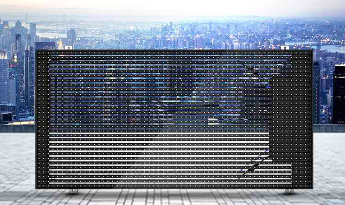 หน้าจอ LED แบบตาข่ายกลางแจ้ง: จะรักษาสมดุลของการระบายอากาศและความชัดเจนได้อย่างไร